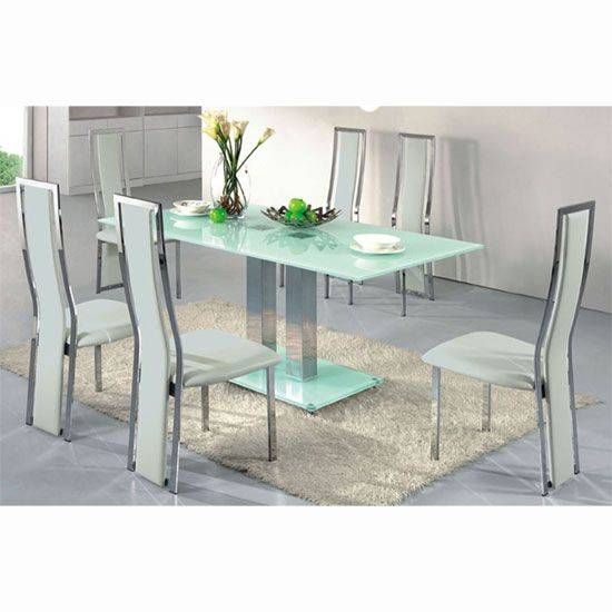 Appealing Smoked Glass Dining Table And Chairs Glamorous Eve Pertaining To Trendy Smoked Oval Glasstop Dining Tables (Photo 3 of 20)