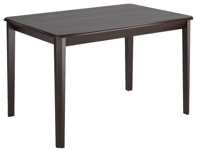 Atwood Transitional Rectangular Dining Tables Regarding Recent Dining Collection Atwood 47"x32" Cappuccino Stained Dining Table (Photo 1 of 20)