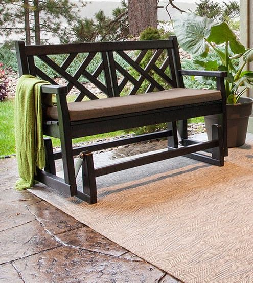 Benches, Swings, & Gliders | Polywood® Official Store For Low Back Glider Benches (Photo 13 of 20)