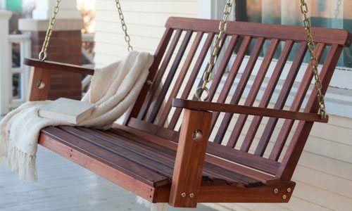 Best Porch Swing Chairs Reviews And Buyers Guide For Hardwood Hanging Porch Swings With Stand (View 16 of 20)