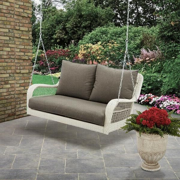 Better Homes And Gardens Colebrook Outdoor Porch Swing Regarding Outdoor Porch Swings (View 12 of 20)