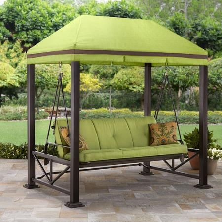 Featured Photo of The Best Patio Gazebo Porch Swings