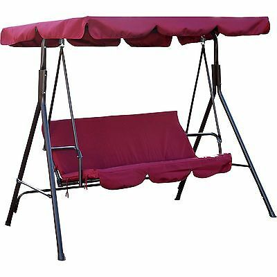 Canopy Porch Swing Seat Patio Hanging Chair Hammock Awning Yard Furniture  Bench 718569024589 | Ebay Within Canopy Porch Swings (View 18 of 20)