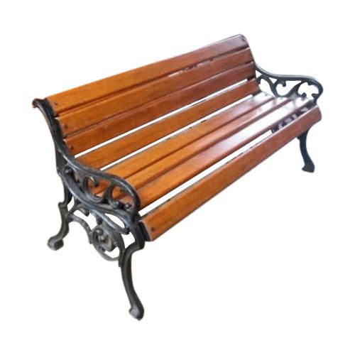 Cast Iron Wooden Park Bench Pertaining To Wood Garden Benches (Photo 14 of 20)