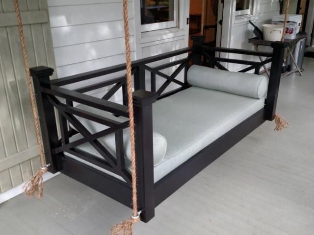 Classic Columbia Porch Swing Bed | Wohnen, Pergola Holz Und Throughout Classic Porch Swings (Photo 6 of 20)