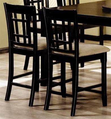 Coaster 101899 Geneva 24 Inchh Counter Height Stools Wheat Inside Fashionable Cappuccino Finish Wood Classic Casual Dining Tables (Photo 20 of 20)