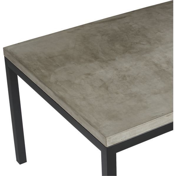 Crate With Thick White Marble Slab Dining Tables With Weathered Grey Finish (View 11 of 20)