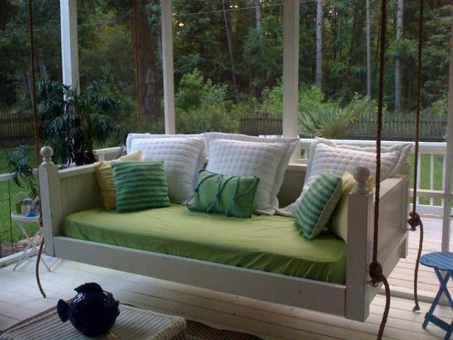 Emerson Bed Swing From Vintage Porch Swings – Charleston Sc Intended For Classic Porch Swings (Photo 7 of 20)