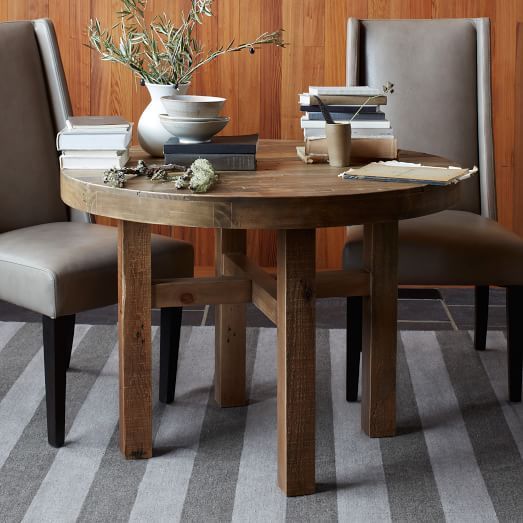 Featured Photo of 20 Inspirations Small Round Dining Tables with Reclaimed Wood