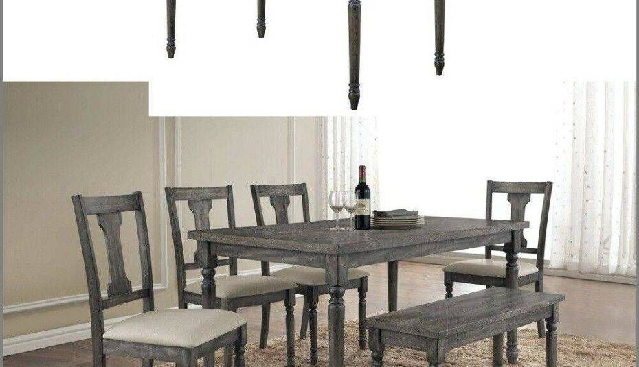 Famous Solid Wood Circular Dining Tables White Inside Distressed Wood Dining Table Grey Rustic Room Sets Outdoor (Photo 12 of 20)
