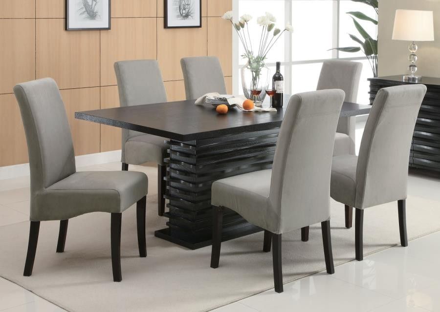 Fashionable Stanton Collection – Stanton Contemporary Black Rectangular Dining Table Inside Contemporary Rectangular Dining Tables (Photo 18 of 20)