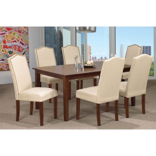 Favorite Alamo Transitional 4 Seating Double Drop Leaf Round Casual Dining Tables For Clayton Transitional 4 Seating Casual Dining Table – Walnut (Photo 11 of 20)
