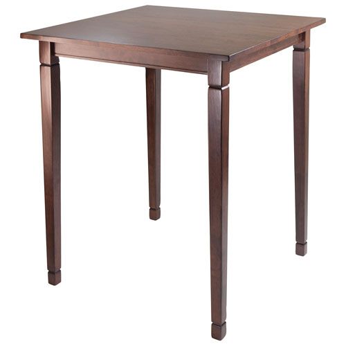 Favorite Kingsgate Transitional 4 Seating Square Casual Dining Table – Antique Walnut Throughout Transitional Antique Walnut Square Casual Dining Tables (Photo 1 of 20)