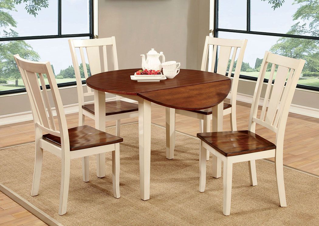 Favorite Transitional 4 Seating Drop Leaf Casual Dining Tables Intended For Builders Model Home Furniture – Sarasota, Fl Dover Ll White (Photo 12 of 20)