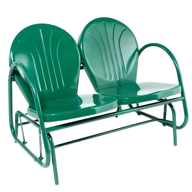 Garden Glider Chair – Ecalendar With Metal Retro Glider Benches (Photo 17 of 20)