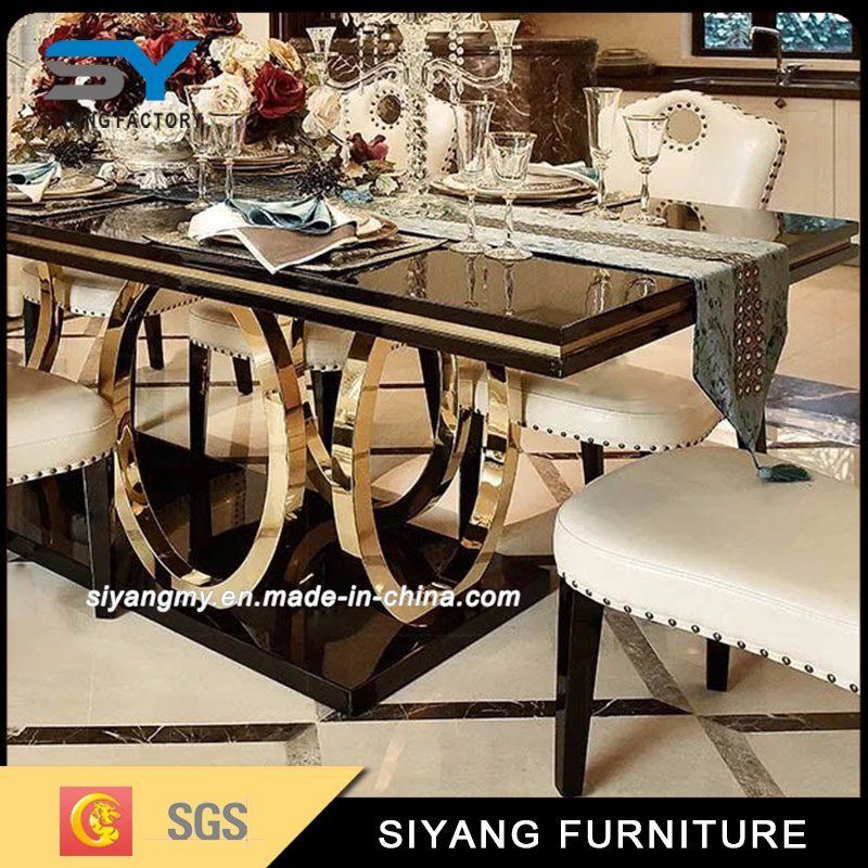 [%[hot Item] Dining Room Furniture Gold Metal Leg Glass Dining Table In Latest Glass Dining Tables With Metal Legs|glass Dining Tables With Metal Legs Regarding Preferred [hot Item] Dining Room Furniture Gold Metal Leg Glass Dining Table|most Recently Released Glass Dining Tables With Metal Legs Throughout [hot Item] Dining Room Furniture Gold Metal Leg Glass Dining Table|best And Newest [hot Item] Dining Room Furniture Gold Metal Leg Glass Dining Table With Regard To Glass Dining Tables With Metal Legs%] (View 14 of 20)