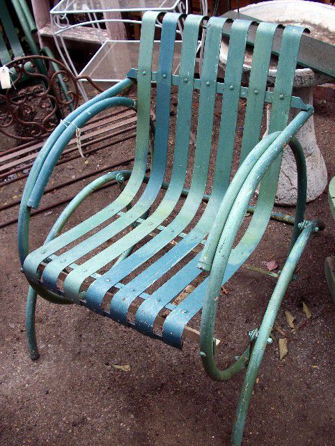 How To Shop For Vintage Outdoor Furniture In 1 Person Antique Black Steel Outdoor Gliders (View 16 of 20)
