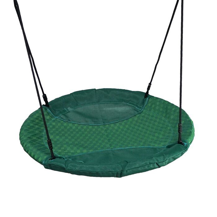 Jacks Household 24 Round Hanging Seat Nest Swing Set Spider Intended For Nest Swings With Adjustable Ropes (View 10 of 20)