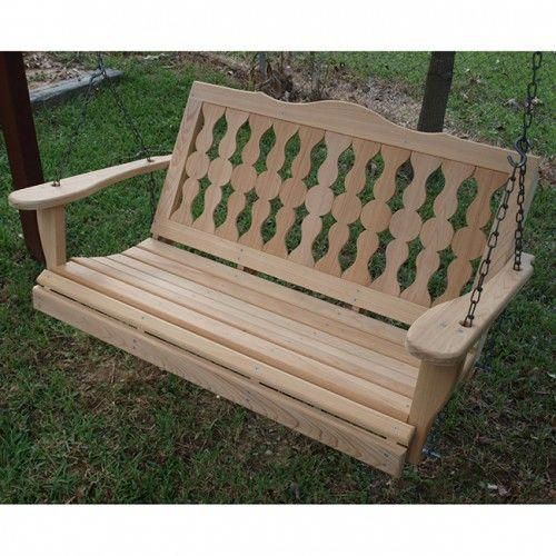 Jr Ables Victorian 2 Person Wooden Swing #blackleatherchair In 2 Person Black Wood Outdoor Swings (View 7 of 20)