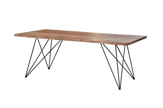 Most Popular Solid Acacia Wood Dining Tables Throughout 200" Long Dining Table Live Edge Solid Acacia Wood (Photo 4 of 20)