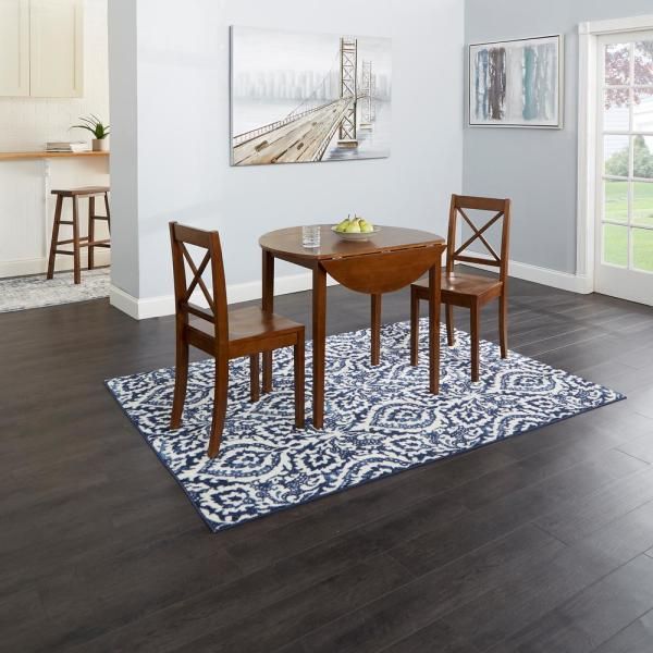 Most Recent Transitional 4 Seating Drop Leaf Casual Dining Tables Regarding Silverwood Furniture Reimagined Murphy 3 Piece Brown Drop (Photo 16 of 20)