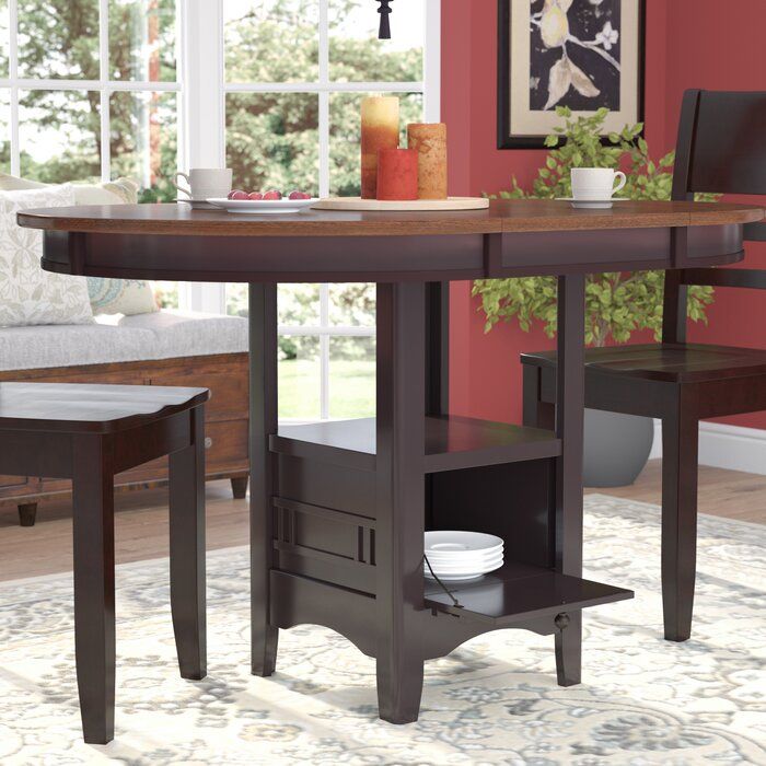 Most Recent Transitional 4 Seating Drop Leaf Casual Dining Tables Regarding Sinkler Counter Height Drop Leaf Dining Table (Photo 5 of 20)