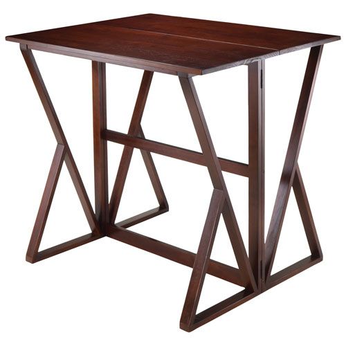 Most Recent Transitional 4 Seating Drop Leaf Casual Dining Tables Throughout Harrington Transitional 4 Seating Drop Leaf Casual Dining Table – Antique  Walnut (Photo 1 of 20)
