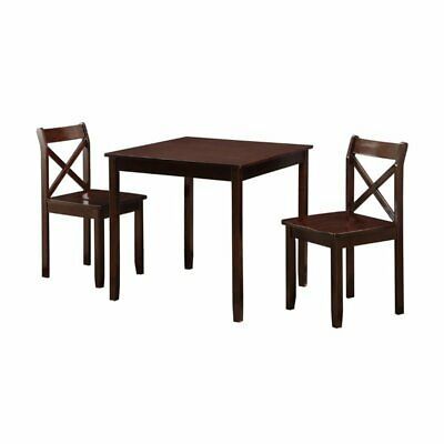 Most Recently Released Vintage Cream Frame And Espresso Bamboo Dining Tables In Boraam Jamie 3 Piece Dining Set In Cappuccino 888437211004 (Photo 19 of 20)
