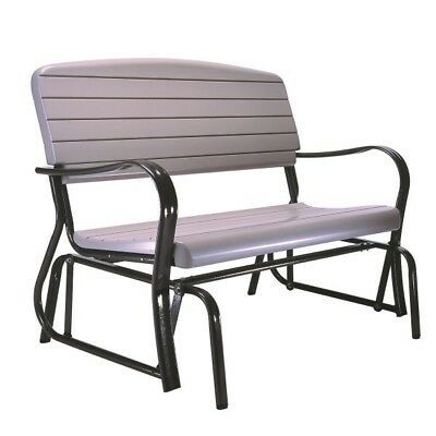 New Lifetime 2871 Patio Swing Porch Rocker Glider Bench All Weather  Comfortable 81483028712 | Ebay Pertaining To Outdoor Patio Swing Porch Rocker Glider Benches Loveseat Garden Seat Steel (Photo 6 of 20)