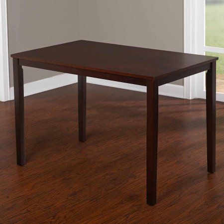 Newest Espresso Finish Wood Classic Design Dining Tables In Metropolitan 5 Piece Dining Set Wood Classic Modern Design Includes 4  Upholstered Chairs And Rectangle Kitchen Dining Table In Espresso New (View 8 of 20)