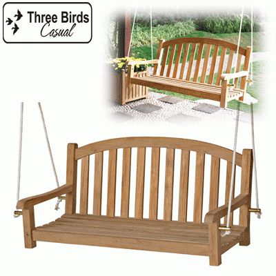 Order Teak Porch Swing From Shop Nc Throughout Teak Porch Swings (View 8 of 20)