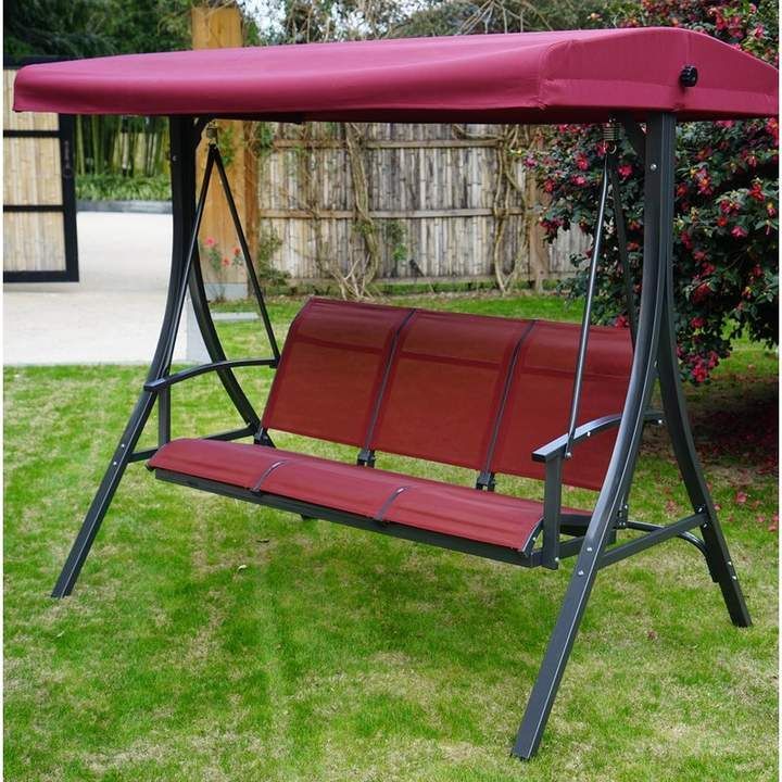 Otteridge Patio Porch Swing With Stand In 2019 | Products Within Patio Porch Swings With Stand (Photo 7 of 20)