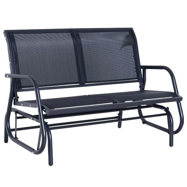 Outdoor Double Glider – Techvay In Speckled Glider Benches (View 11 of 20)