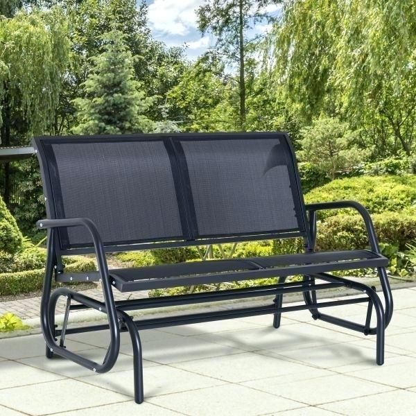 Outdoor Double Glider – Techvay Pertaining To Outdoor Fabric Glider Benches (Photo 11 of 20)