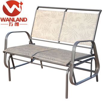 Outdoor Loveseat Glider Bench Rocking Chair,patio Porch Swing – Buy Glider  Bench,glider Rocking Chair,glider Rocker Product On Alibaba For Steel Patio Swing Glider Benches (Photo 9 of 20)