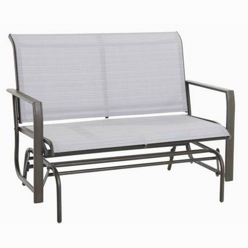Outdoor Patio Furniture Rocking Chair Garden Garden Glider Bench – Buy  Garden Glider Bench,garden Rocking Chair,rocking Bench Product On  Alibaba For Black Steel Patio Swing Glider Benches Powder Coated (View 16 of 20)
