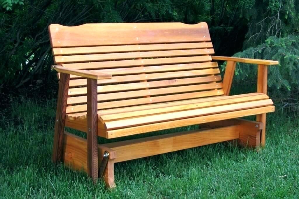 Outdoor Rocking Bench – Mutualrespect Pertaining To Outdoor Patio Swing Glider Benches (View 19 of 20)