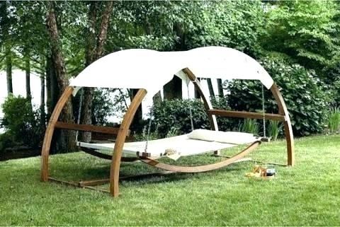 Outside Swing Bed Porch Hammock Patio Furniture Hanging With Patio Gazebo Porch Canopy Swings (View 19 of 20)