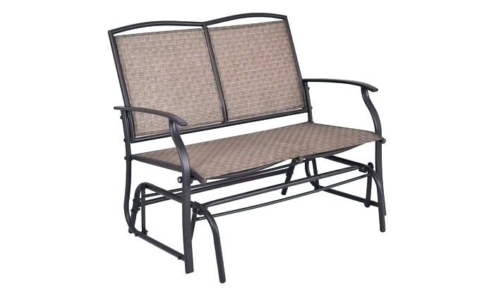 Patio Double Glider – Sigpot Regarding Double Glider Benches With Cushion (View 7 of 20)