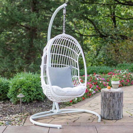 Patio & Garden | Diy Wood Projects In 2019 | Hanging Egg Throughout Outdoor Wicker Plastic Tear Porch Swings With Stand (Photo 11 of 20)