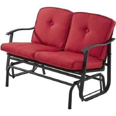Patio Loveseat Glider Outdoor Bench Modern Cushion Rocking Pertaining To Outdoor Loveseat Gliders With Cushion (View 11 of 20)