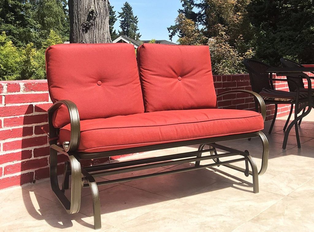 Patio Makeover: Outdoor Loveseat Glider – The Complete For Loveseat Glider Benches (View 16 of 20)