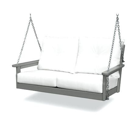 Polywood Porch Swing – Founderware.co Throughout Vineyard 2 Person Black Recycled Plastic Outdoor Swings (Photo 16 of 20)