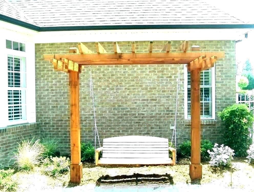 Porch Swing Pergola – Shopiaideas.co Pertaining To Pergola Porch Swings With Stand (Photo 11 of 20)