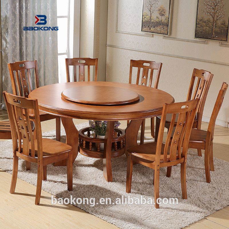 Round Dining Tables For Well Known 2018 Hot New Products Round Dining Table Set With Competitive Price – Buy  Malaysian Wood Dining Table Sets,dining Round Table And Chair  Set,philippine (View 10 of 20)