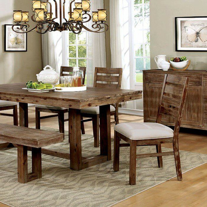 Rustic Country 8 Seating Casual Dining Tables Inside Well Known Thibodeaux Country Solid Wood Dining Table (View 4 of 20)