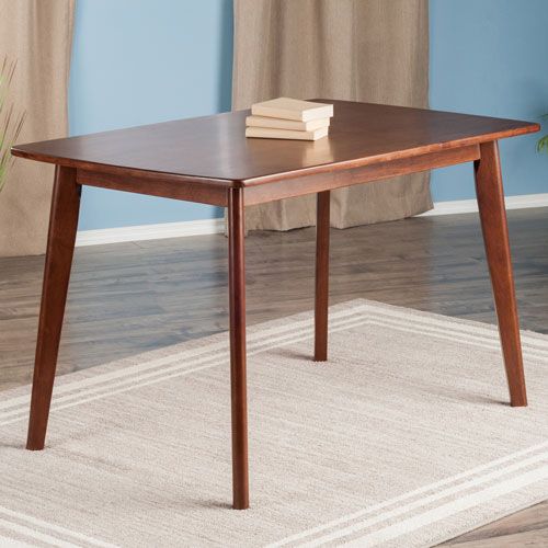 Shaye Transitional 4 Seating Casual Dining Table – Walnut With Regard To Best And Newest Transitional 4 Seating Square Casual Dining Tables (View 2 of 20)
