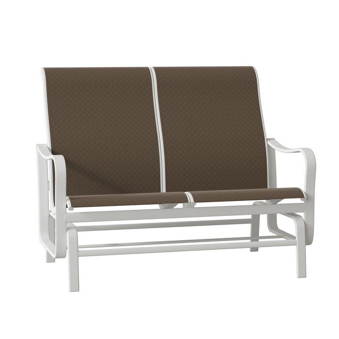 Shoreline Sling Double Glider Bench Throughout Sling Double Glider Benches (Photo 1 of 20)