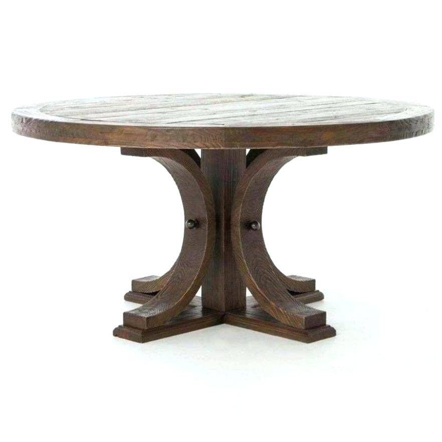 Small Round Dining Tables With Reclaimed Wood Pertaining To Most Popular Banks Reclaimed Wood Extending Dining Table Hart Round (View 14 of 20)