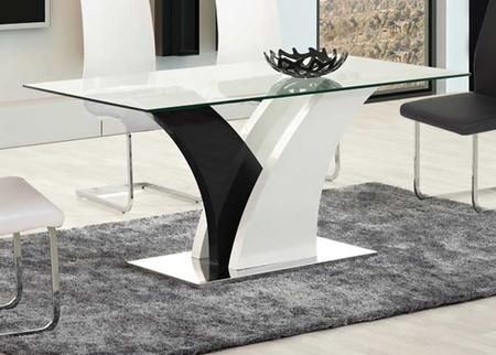 Steel And Glass Rectangle Dining Tables With Regard To Trendy Grako Design T (View 4 of 20)